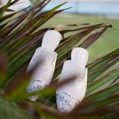 B-FEI handmade flat pointed toe women's mules- YUNIT.