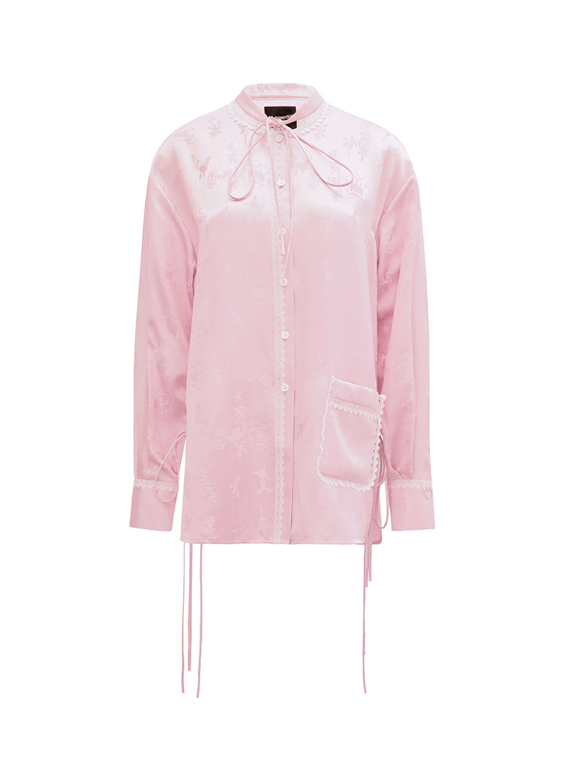 M essential Mackay designer chestnut pine workshop embroidered robe - spirits.