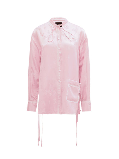 M essential Mackay designer chestnut pine workshop embroidered robe - spirits.