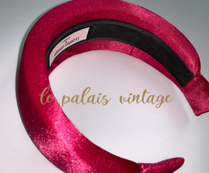 Le Palais Vintage Original  Rose Pink Headband- Rosie.