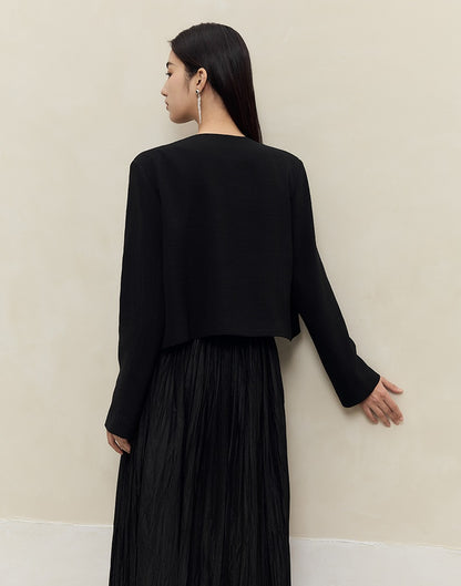 HECO spring embroidery acetate hemp short jacket women - gift.