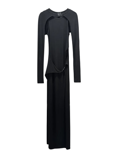 ANNAKIKI Deconstructed Four-pointed Star Split Dress Shoulder Jacket-WEEWKIE