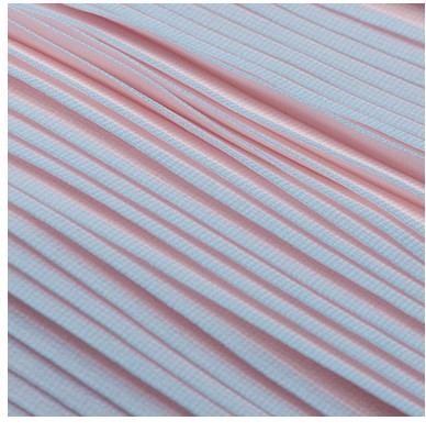 YES BY YESIR pressed pleated long pastel ombre flowy dress- Ye Qian.
