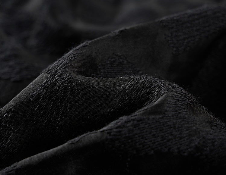 COMME MOI women's V-neck silk embroidered blouse top - TAMAR.