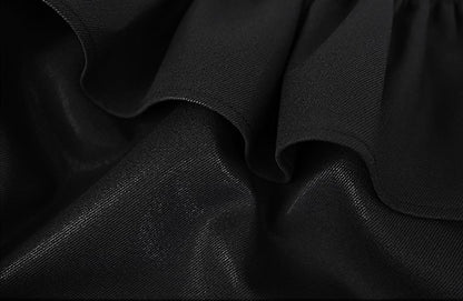 HECO Off Shoulder Ruffle Short Cinched Waist Dress  - SECRET.