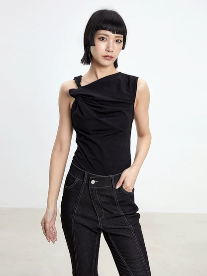 TINY IN Kink Women's Summer Black White Camisole-KAI