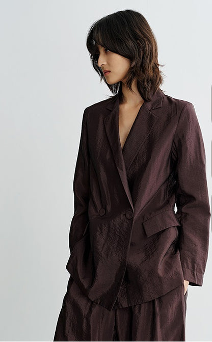 COMME MOI vintage double-breasted blazer - CAMILLA.