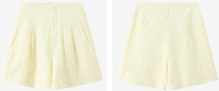 COMME MOI women's high-tech linen shorts and shirts outfit set - ELIJAH.