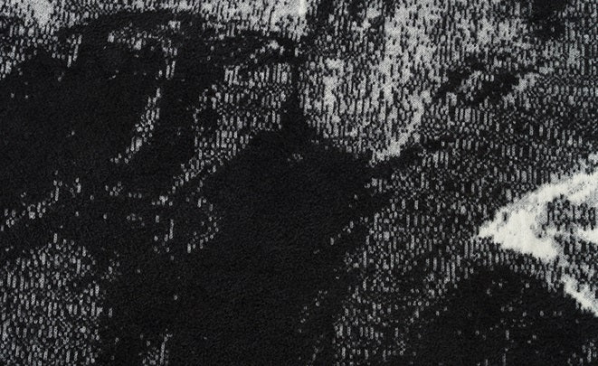 ZHUCHONGYUN winter fringed wool jacquard knit long skirt--MINATO.