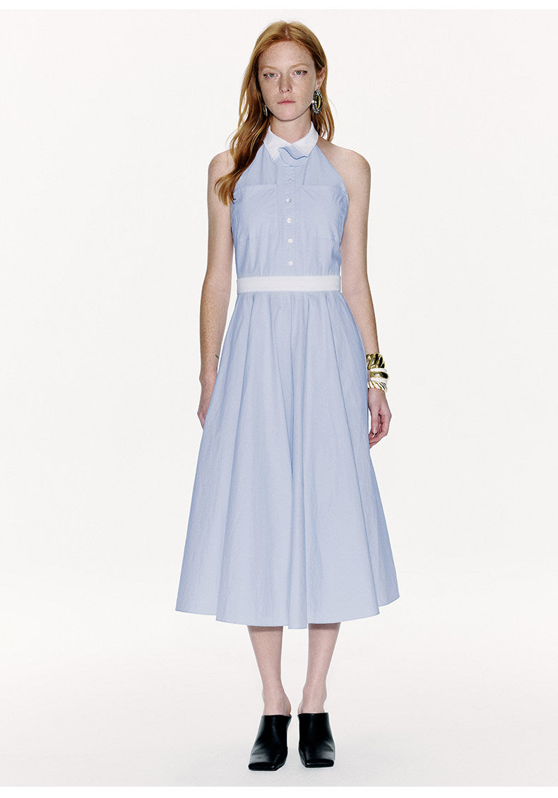 ATELIER MISS LU Orchid Backless Swing Dress - GODWIN.