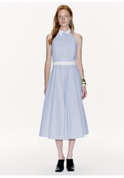 ATELIER MISS LU Orchid Backless Swing Dress - GODWIN.