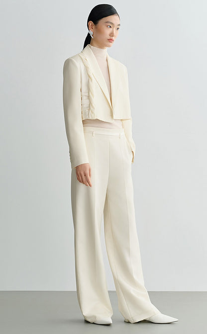 COMME MOI Lu Yan designer's new wool twisted short suit - DECKS.