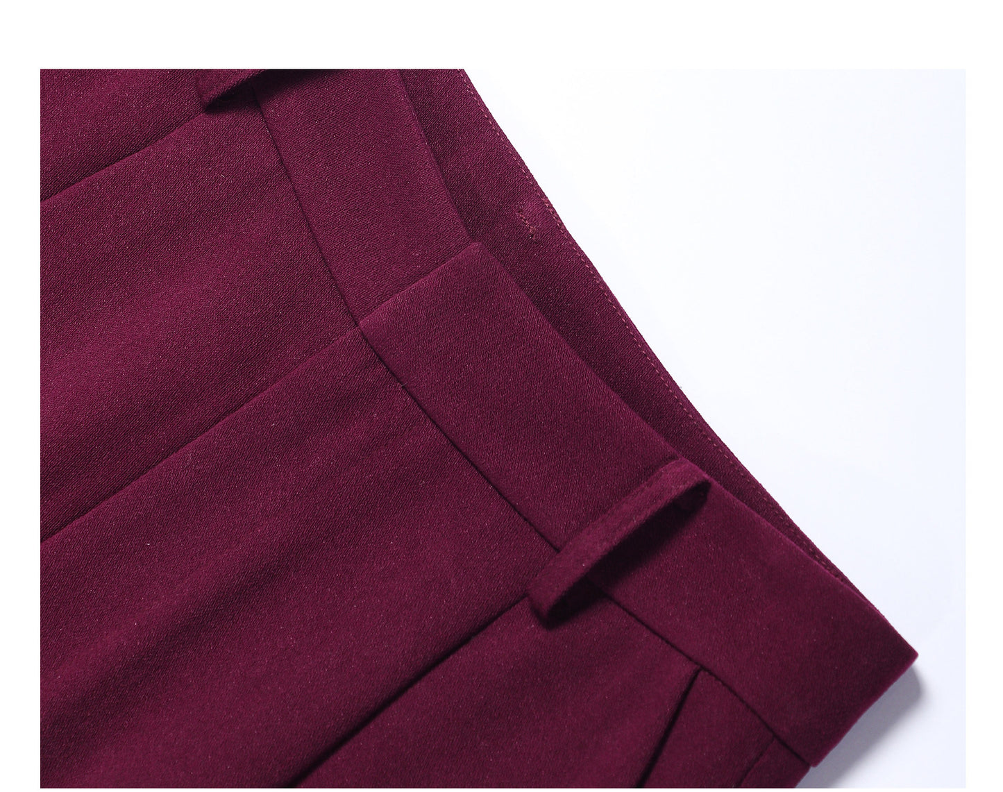 WANGXO | Cool Skin-Friendly Slanted Vest & Single-Pleated Trousers Elegant Suit- VEDA
