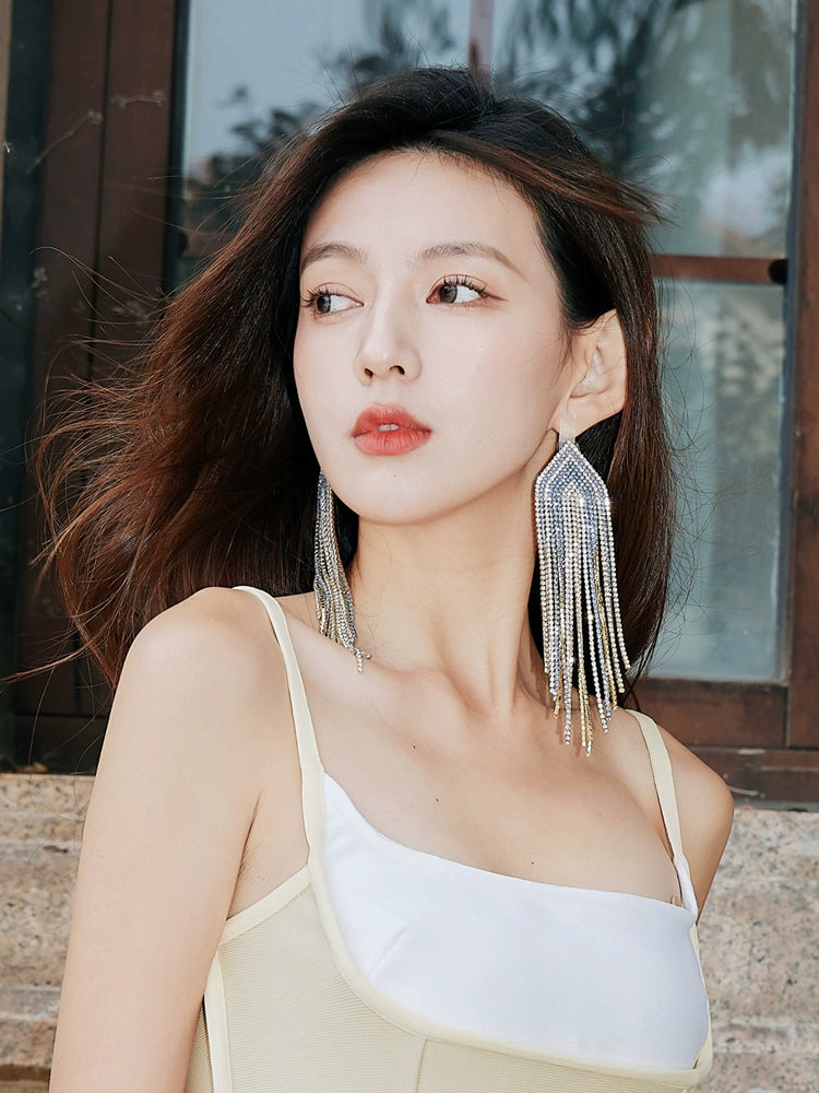 DOLLY High End Blue Diamond Earring-JUA