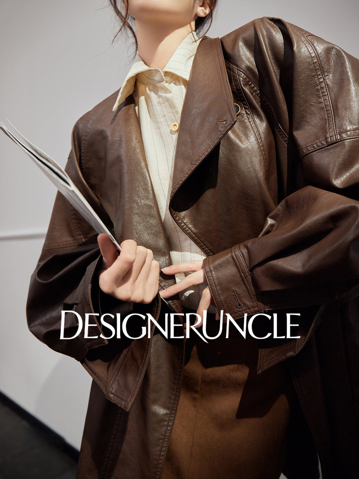 DGU "Daise" black motorcycle leather jacket - CONG.