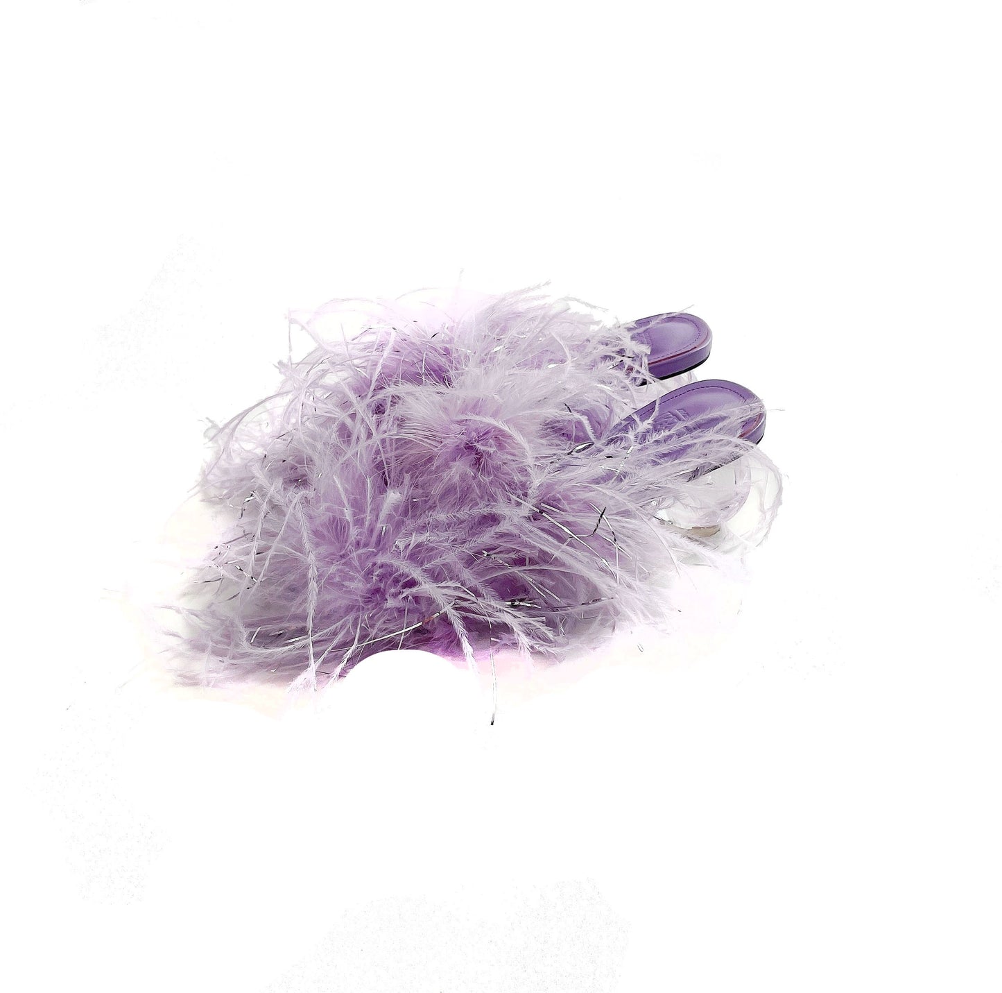 B-FEI Purple Transparent Ball Heel -PHIE.