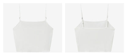 COMME MOI Lu Yan designer new women's clothing tight short pit strip camisole - REIGN.