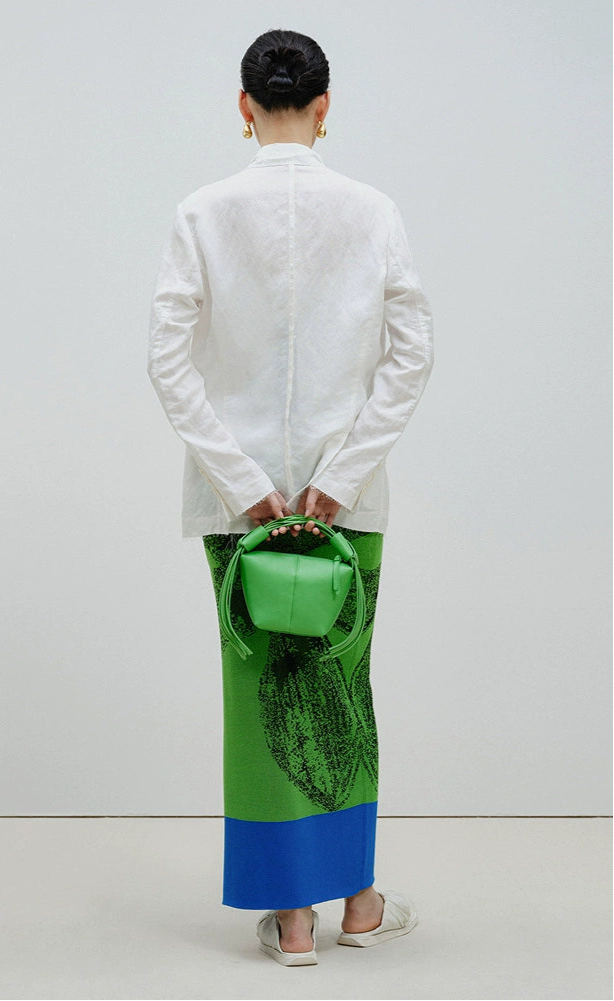 ZHUCHONGYUN long mid-waisted straight skirt-TANAKA.