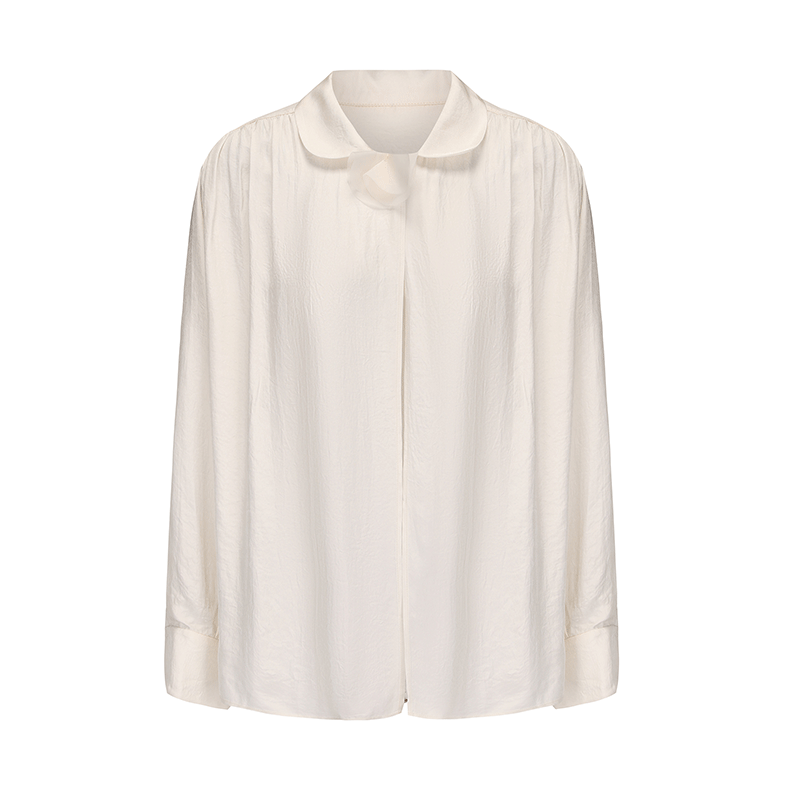ATELIER MISS LU Spring/Summer Orchid Design Acetate Shirt - COOKIE