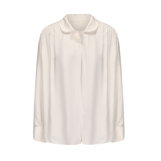 ATELIER MISS LU Spring/Summer Orchid Design Acetate Shirt - COOKIE