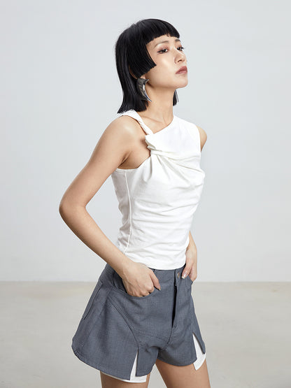 TINY IN Kink Women's Summer Black White Camisole-KAI