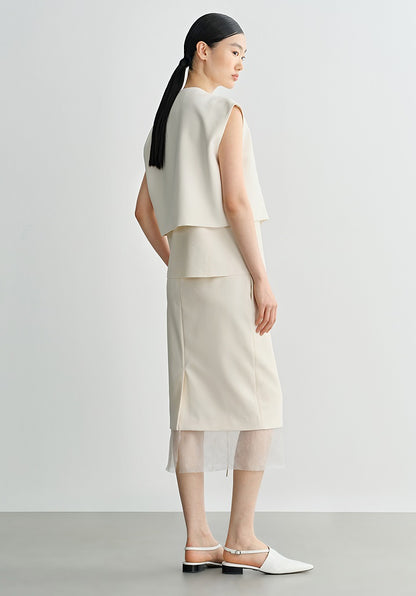 COMME MOI summer  women's fashion patchwork flower skirt - SHALOM.