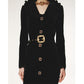 FAME Court Gold Black Velvet Waist black dress - Tyiow