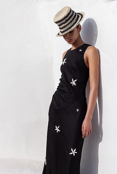 COMME MOI summer shell beaded sleeveless dress -  PUPPY.