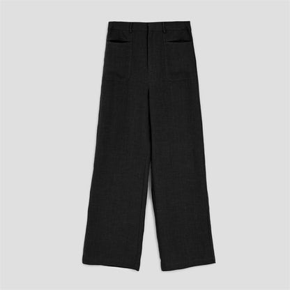 PIAOINwomen's straight design versatile commuter pants -EMILLIA