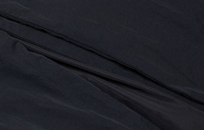 ZHUCHONGYUN placket black loose straight down jacket--ILLUMI.