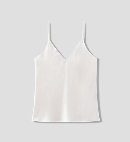 COMME MOI Lu Yan designer's new women's V-neck acetate satin camisole - MARTINS .