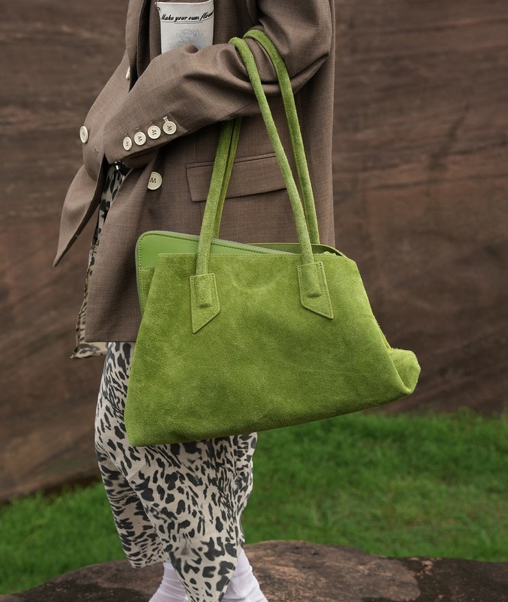 IUBALLET Free Growth: New large-capacity tote leather shoulder bag - MUSIC.