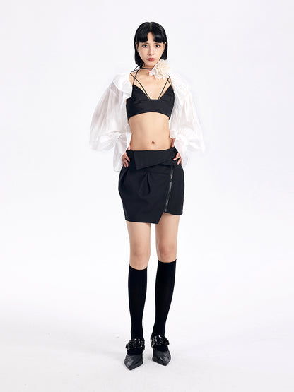 TINY IN thai halter neck deep v strap bra- ARON