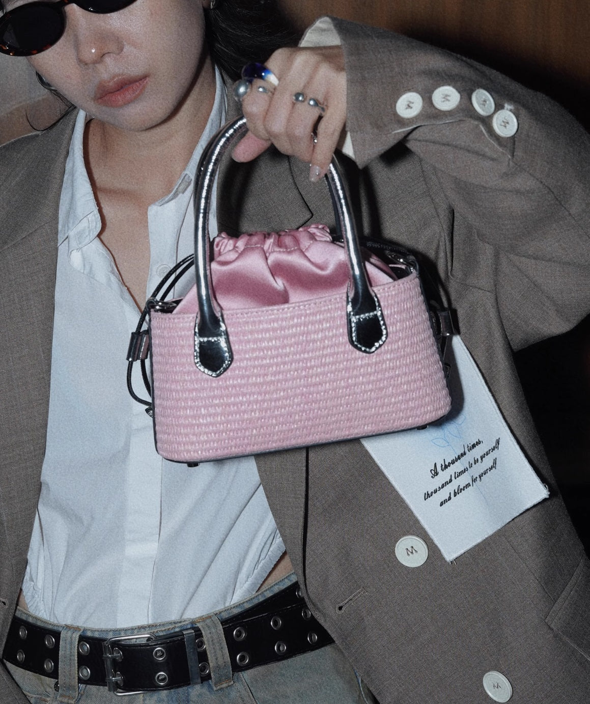 IUBALLET Elegant Woven Little Hand Bag  - PHENOM.