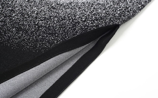 ZHUCHONGYUN Round Opening Jacquard Close-up Sleeveless Dress-GIN.