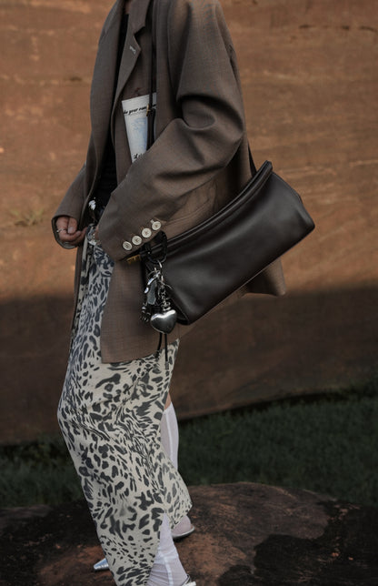 IUBALLET Commuter Wrap Top Layer Cowhide One-Shoulder Crossbody Bag - SOILDERS.