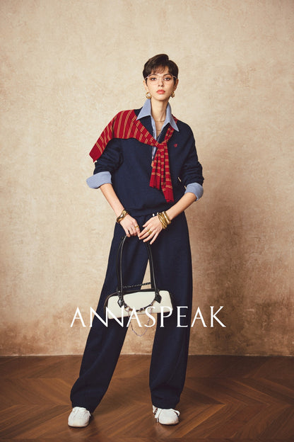 ANNASPEAK sweatshirt banana pants set-CHRIS.