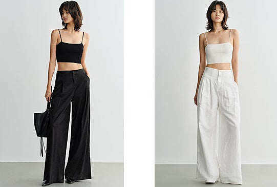 COMME MOI Lu Yan designer new women's clothing tight short pit strip camisole - REIGN.