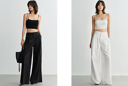 COMME MOI Lu Yan designer new women's clothing tight short pit strip camisole - REIGN.