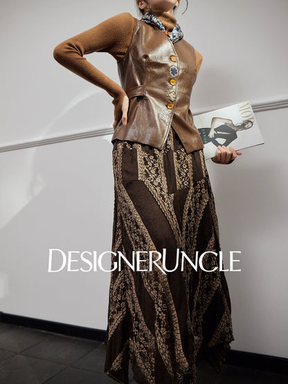 DGU "Moser" retro leather horse clip sense of commuting and versatile wear - BRAK.