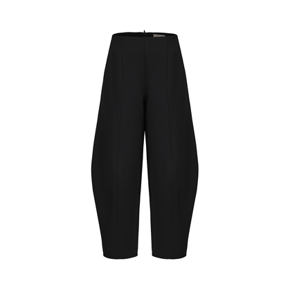 ATELIER MISS LU Artistic Scimitar Silhouette Casual Loose Pants - CHANTS