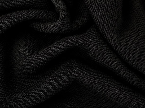 HECO Chinese Slimming Waist Linen Knit Breathable Crew Neck T-Shirt - INDIGO.