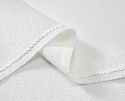 COMME MOI Lv Yan designer summer new women's small stand collar white cape top - DAISY.