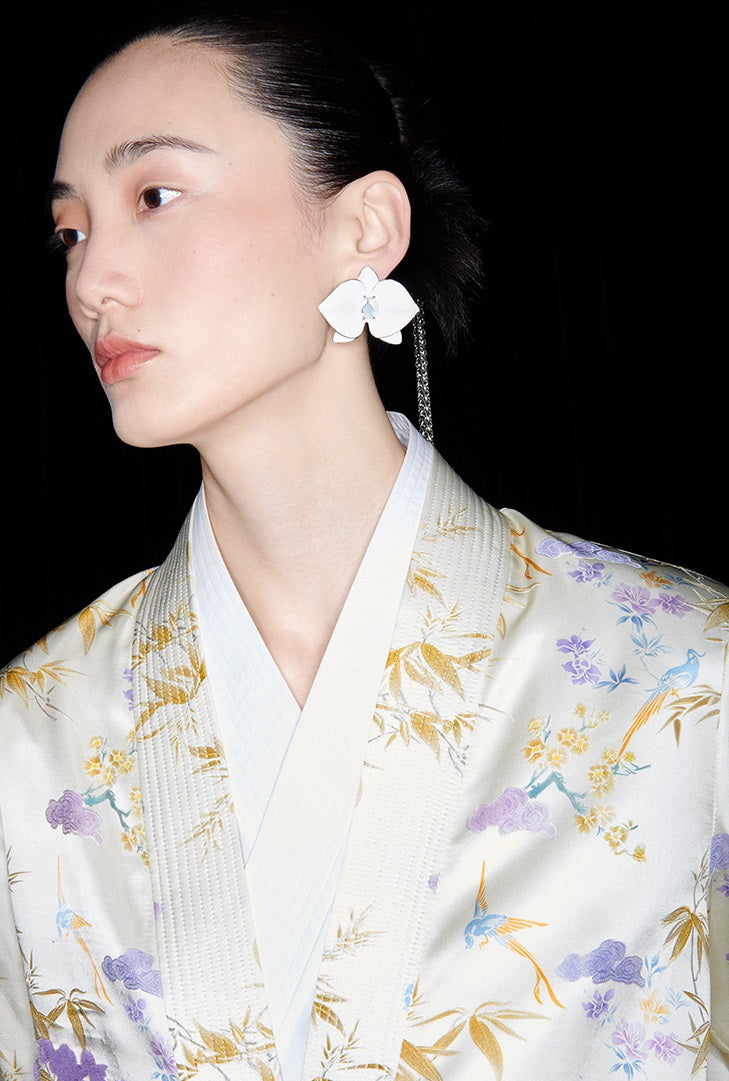 M essential Mackay designer embroidered folded shirt Pant suit - Muli.