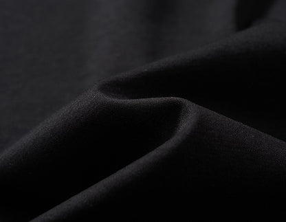 COMME MOI  commuter slim fit cut-out black T-shirt - EDAN.