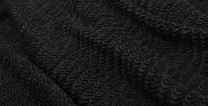 HECO stretch pleated off-the-shoulder long sleeve T-shirt - GRAD.