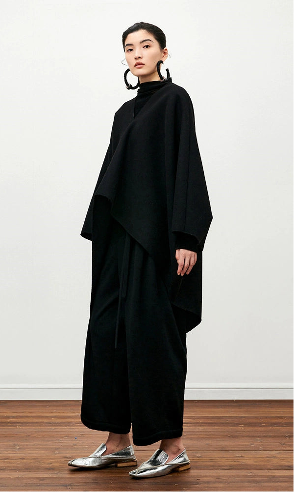 ZHUCHONGYUN black cardigan temperament coat-LENZ.