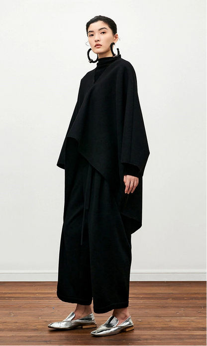 ZHUCHONGYUN black cardigan temperament coat-LENZ.