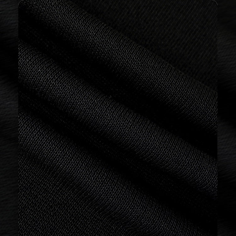 HECO Chinese Slimming Waist Linen Knit Breathable Crew Neck T-Shirt - INDIGO.