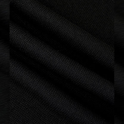 HECO Chinese Slimming Waist Linen Knit Breathable Crew Neck T-Shirt - INDIGO.